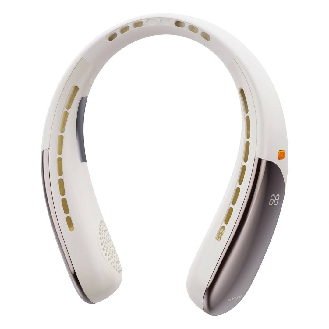 پنکه‌ی گردنی همراه Neck-Hanging Cooling Fan Porodo Lifestyle مدل PDLFSTZH39 ضمانت سلامت گارانتی تست و مرجوعی در صورت ایراد