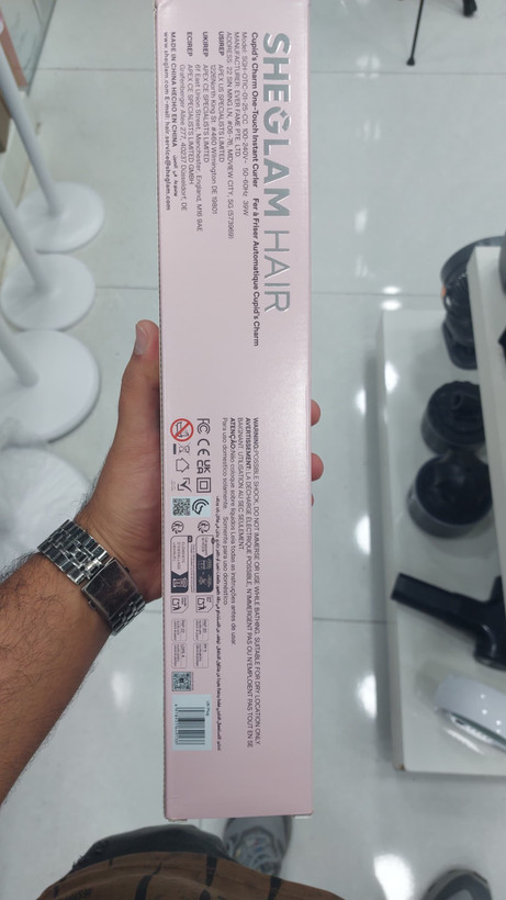دستگاه کرلی شیگلم اصلی اورجینال رنگ کمیاب وجذاب صورتی سایز ۲۵ ضمانت سلامت گارانتی تست و مرجوعی در صورت ایراد ارسال فوری