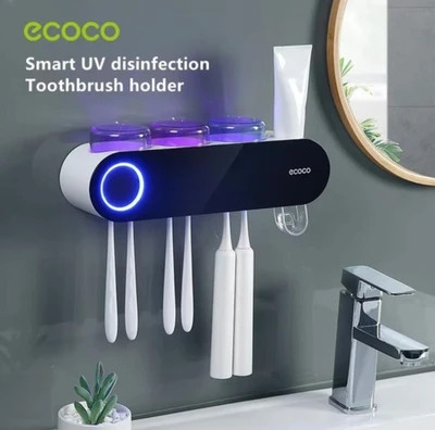 جا مسواکی و ضد عفونی کننده هوشمند Ecoco مدل E2112 اورجینال ضمانت سلامت گارانتی تست ومرجوعی در صورت ایراد ارسال فوری