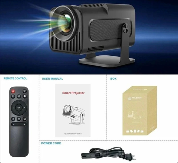 ویدیو پروژکتور اورجینال HY320 کارتن طلایی اصلی همراه با کابل HDMI ضمانت سلامت گارانتی تست و مرجوعی در صورت ایراد ارسال فوری به سراسر کشور
