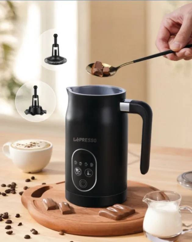 کفساز شیر ۴ کاره 4-in-1 Milk Frother برند LėPRESSO مدل LP027 : LPCFFM0027 ضمانت سلامت گارانتی تست و مرجوعی در صورت ایراد ارسال فوری