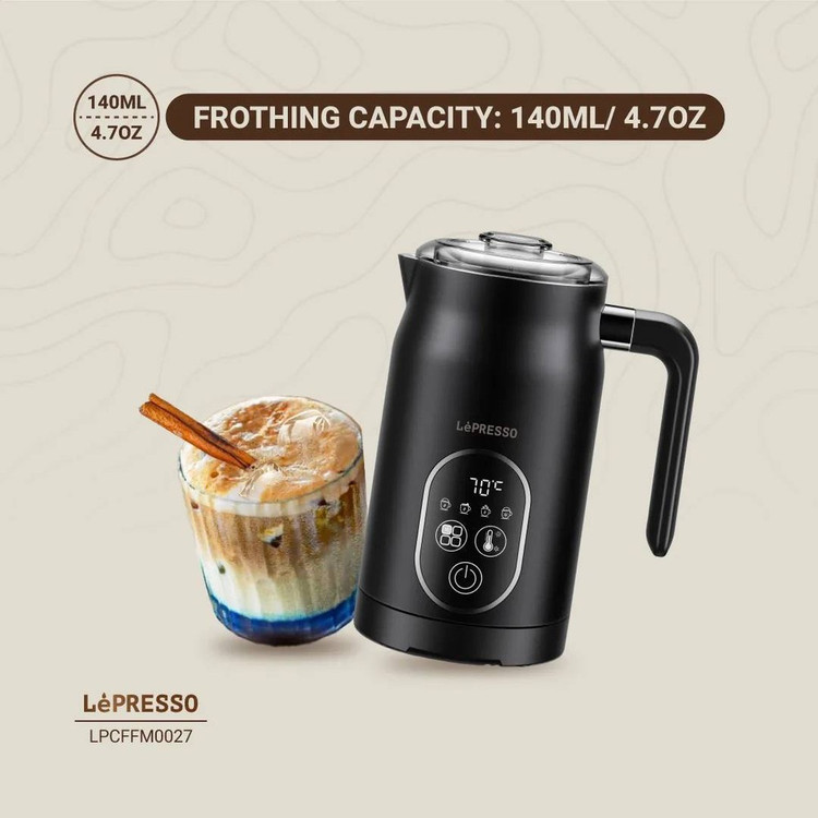 کفساز شیر ۴ کاره 4-in-1 Milk Frother برند LėPRESSO مدل LP027 : LPCFFM0027 ضمانت سلامت گارانتی تست و مرجوعی در صورت ایراد ارسال فوری