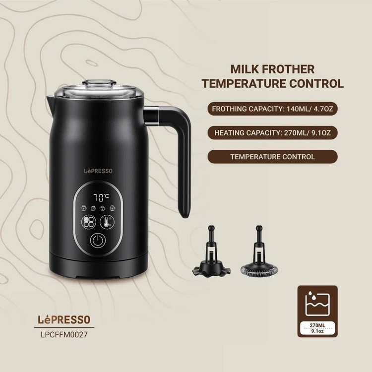 کفساز شیر ۴ کاره 4-in-1 Milk Frother برند LėPRESSO مدل LP027 : LPCFFM0027 ضمانت سلامت گارانتی تست و مرجوعی در صورت ایراد ارسال فوری